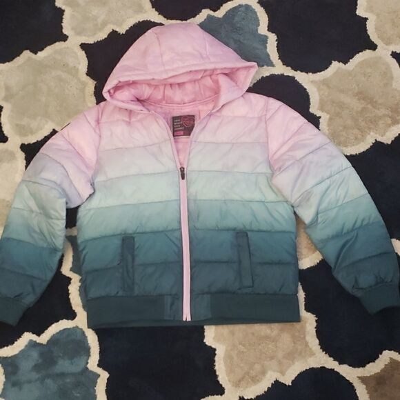Justic lightweight packable puffer jacket New Size 18/20 - Picture 2 of 5